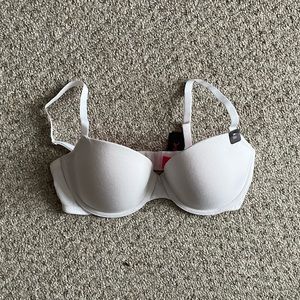White Lightly Lined Demi Bra from La Senza